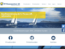 Tablet Screenshot of fp-finanzpartner.de